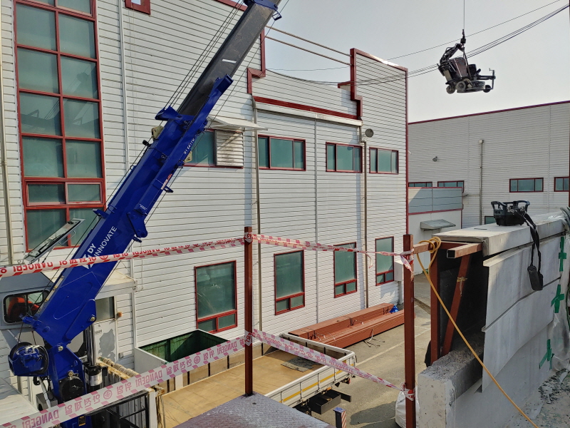 여주과 콘크리트샌딩 산업 바닥 마감 처리